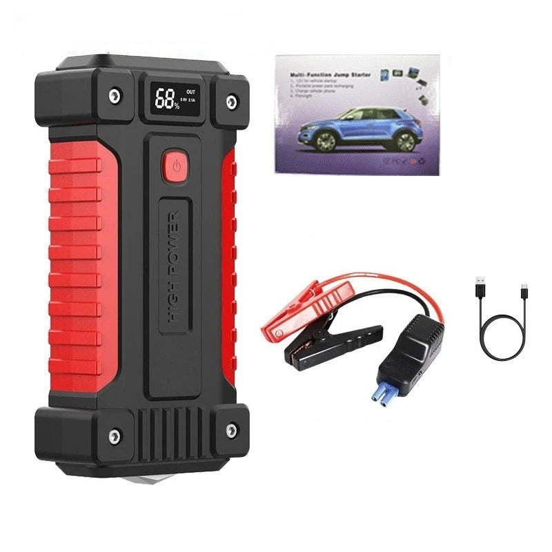 SUKIN Car Battery Starter with Safety Lithium Battery Equipped with Light and USB Port.Booster Jump Starter for Motorcycle/truck