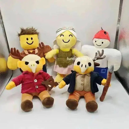 2026 New 99 Nights In The Forest Plush Game Merchandise Brown Stand And Sit Elk Deer White Owl Stuffed Doll Pillow For Kid Gifts