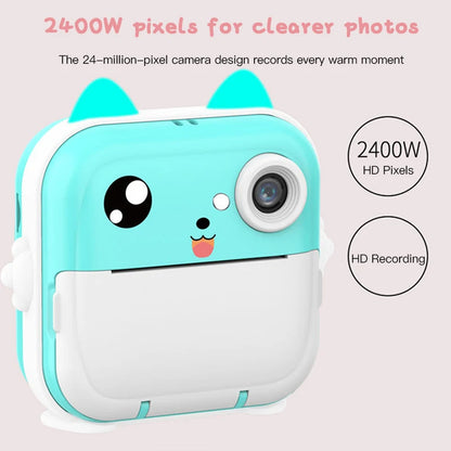 Children 1080P HD Digital Camera Toys Instant Print for Kids Thermal Print Camera Instant Print Photo Video With TF Memory Card