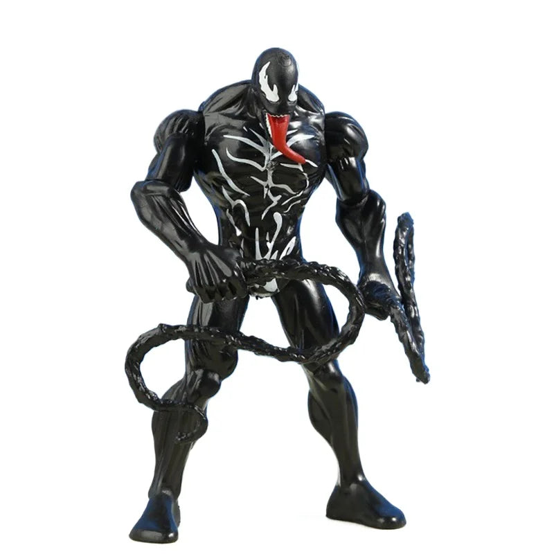 Avenger Hero Venom Deadpool Steel Spider-Man Doll Model Hand-made Ornaments Toys Anime Anime Figure