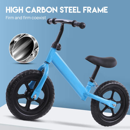 Kids Balance Bike Ride On Toys Push Bicycle 12" Children Outdoor Toddler Safe