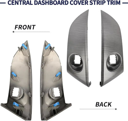 Central Dashboard Cover Trim Panel 55413-42070-B0 55412-42060-B0 for Toyota RAV4 2006-2012 Base Limited Sport EV