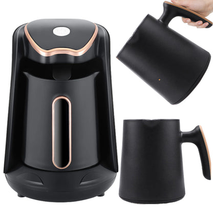 250ML Electric Turkish Greek Coffee Maker Automatic Turkish/Greek Coffee Machine Electric Turkish Coffee Pot for Coffee Tea Milk