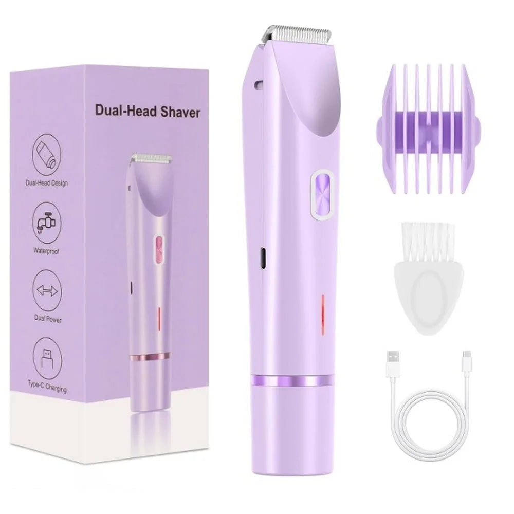 Electric Razor Woman Shaver Painless Mustache Epilator Leg Bikini Body Hair Trimmer for Women Facial Epilator Hair Remover