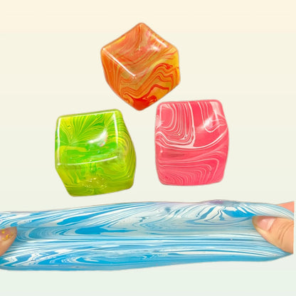 Stress relieving flow pattern cube kneading, three-dimensional kneading venting toy slow rebound decompression