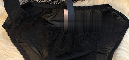 Top Selling Womens Wireless Bra Set French Lace Bow Contrast Color Push Up Thick Padded No Gap Everyday Lingerie For Small Chest