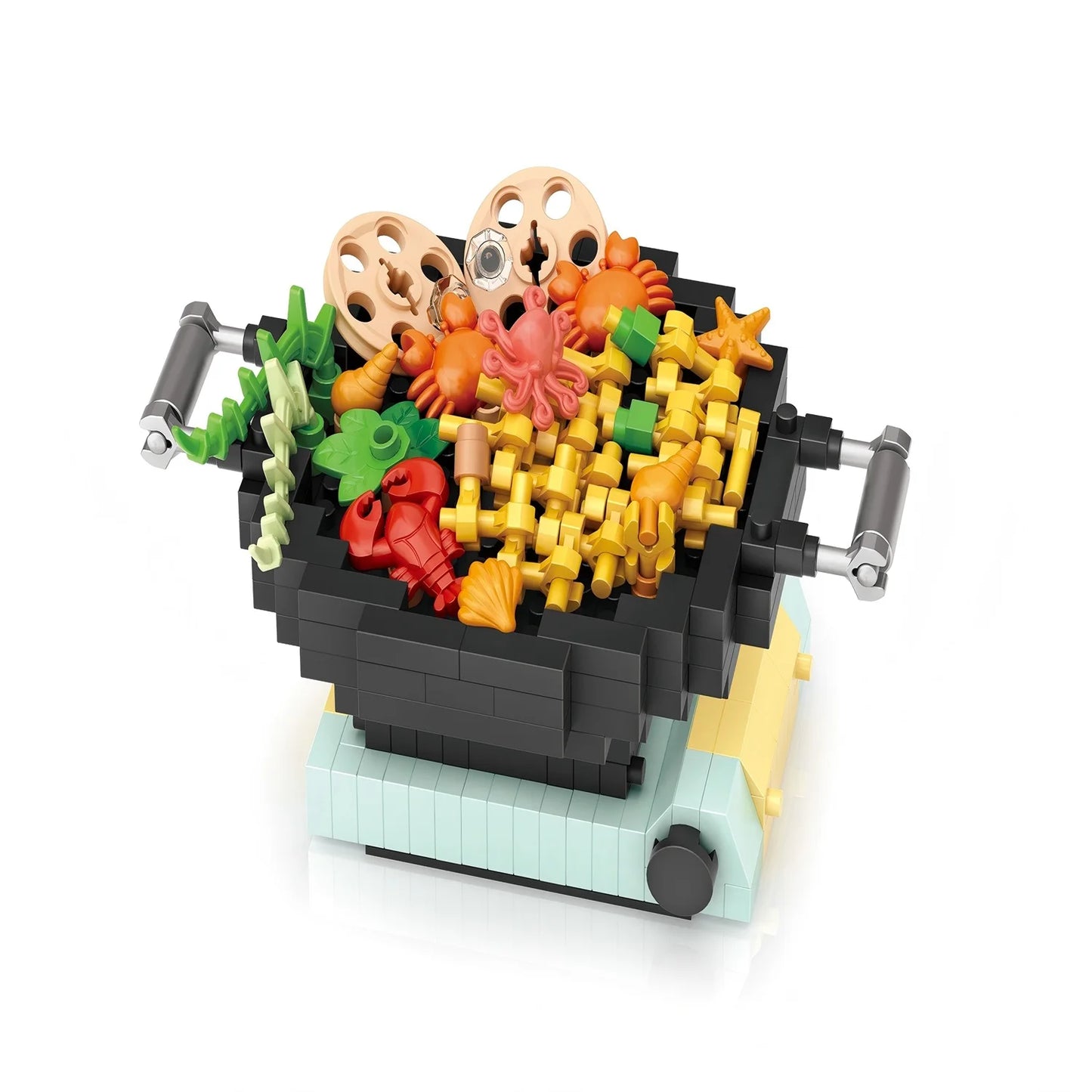 LOZ children's micro-particle building blocks toys and gifts, refrigerator magnet DIY decorative ornaments, model assembly toys