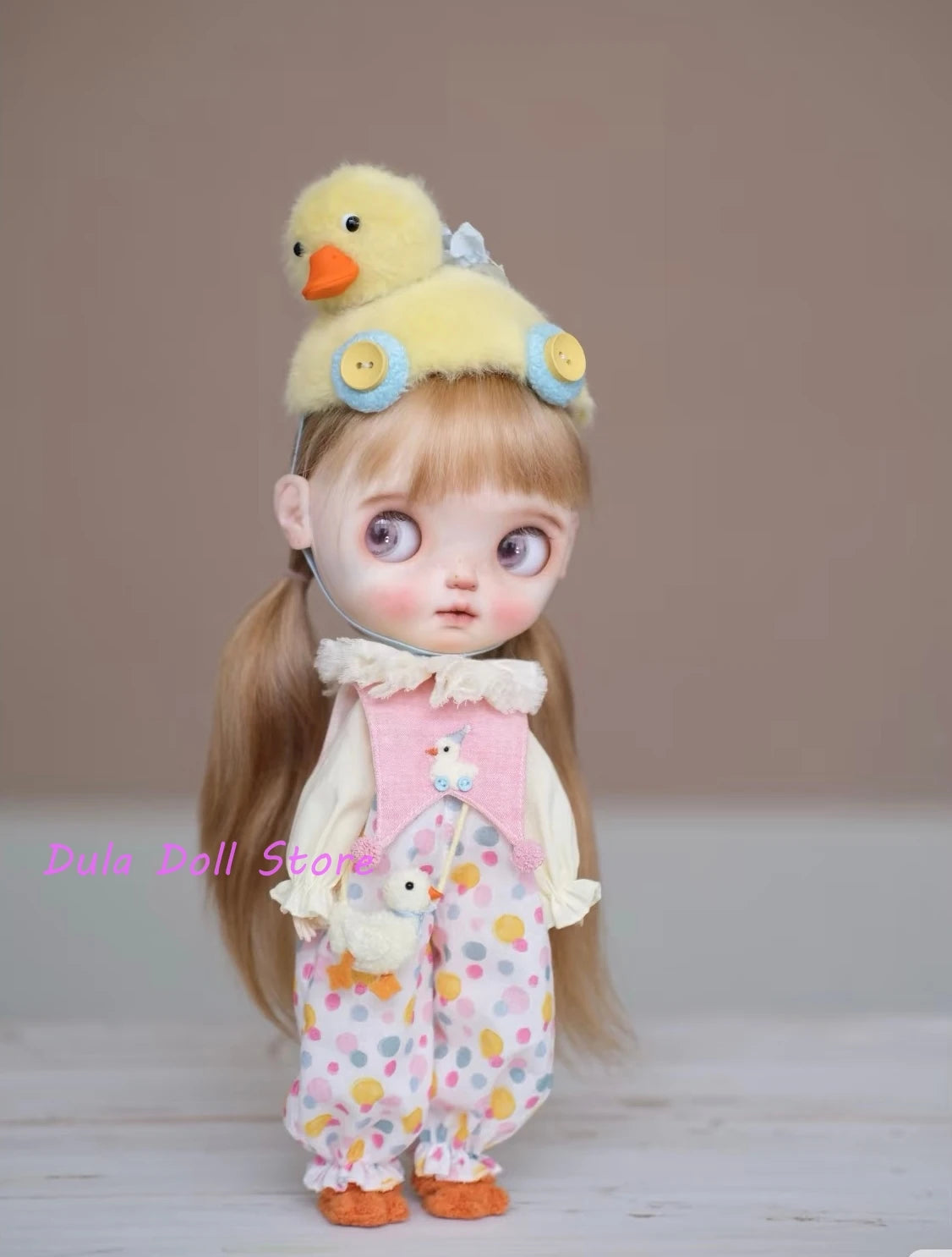 2026 Dula Doll Handmade Cute Yellow Duck Set Blythe OB24 OB22 Diandian OB11 GSC Azone Licca ICY JerryB 1/6 Doll Accessories