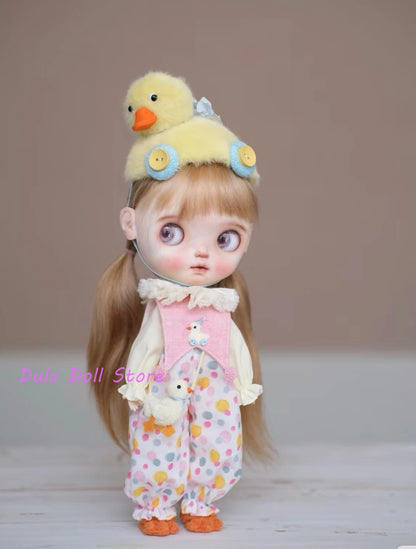 2026 Dula Doll Handmade Cute Yellow Duck Set Blythe OB24 OB22 Diandian OB11 GSC Azone Licca ICY JerryB 1/6 Doll Accessories