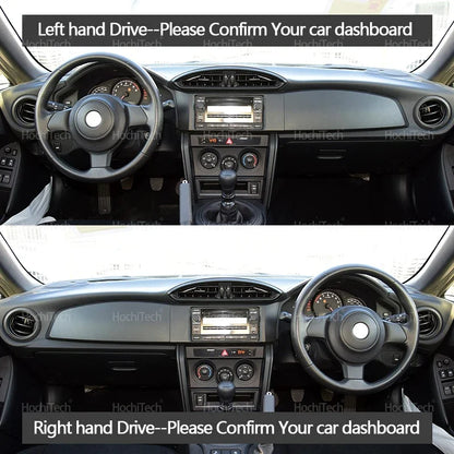 Dashboard Cover for Toyota 86 GT86 ZN6 Scion FRS Subaru BRZ 2012-20 Anti-Slip Pad Sunshade Cushion Sunshield Nonslip Accessories