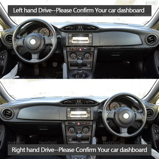 Dashboard Cover for Toyota 86 GT86 ZN6 Scion FRS Subaru BRZ 2012-20 Anti-Slip Pad Sunshade Cushion Sunshield Nonslip Accessories