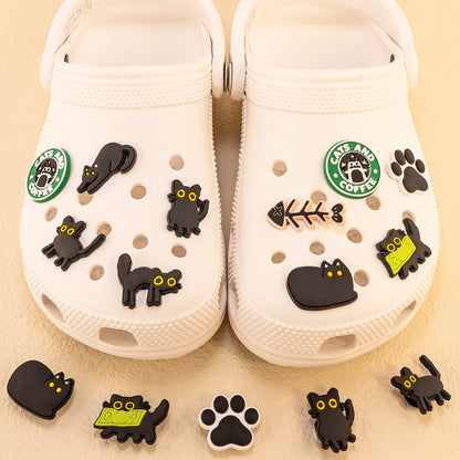 20/50/100pcs PVC Random Cartoon Shoe Charms Classic Cartoon Animal Shoe Decorations Accessories Pins for Women Men Kids Charms