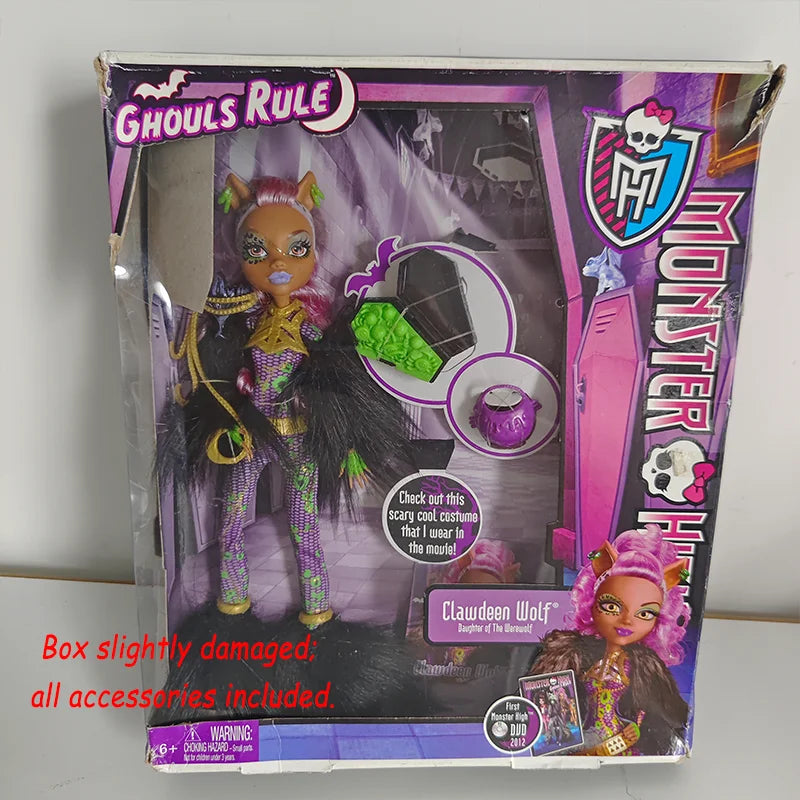 Original Monster High Fest Scary Sweet Birthday Prom Party Secrets Garden Wednesday Addams Collectible Fashion Doll Kid Gift Toy