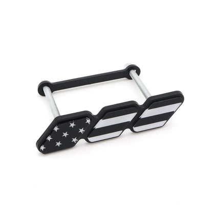 3 Colors Grille Badge Tri Colors Emblem For Toyota Tacoma Tundra 4Runner Highlande Rav4 CHR Strip Air Inlet Auto Car Accessories