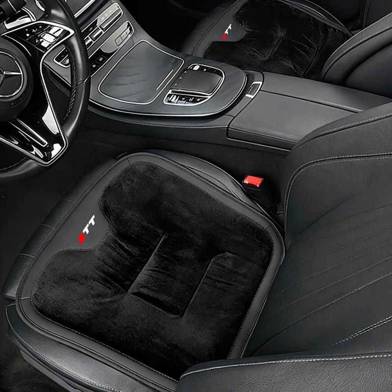 Car Seat CushionFor Audi TT Warm Flannel Thick Plush Universal Rear Seat Backrest Protector Cover