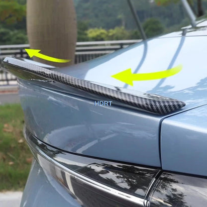 For BYD Seal EV 2022 + Car Styling Fixed Wind Pressure Tail Wing Cover Rear Trunk Roof Spoiler Sport Surround Plate Accessories