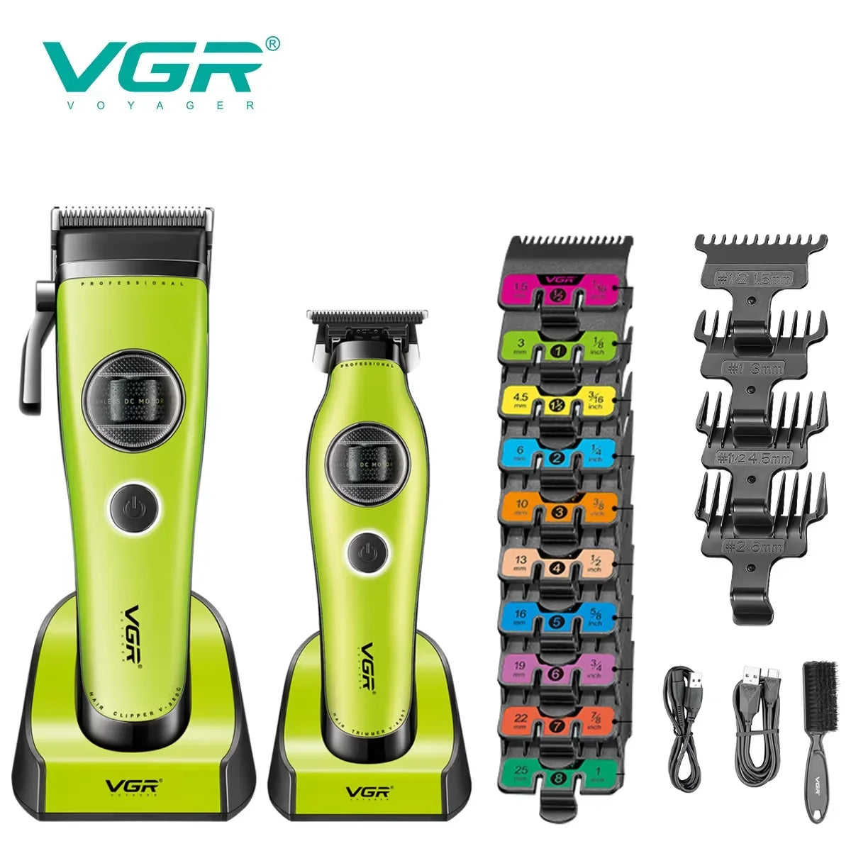 VGR Trimmer Professional Hair Clippers Rechargeable Trimmer Electric Hair Clippers Adjustable Hair Clipper Trimmer for Men V-880
