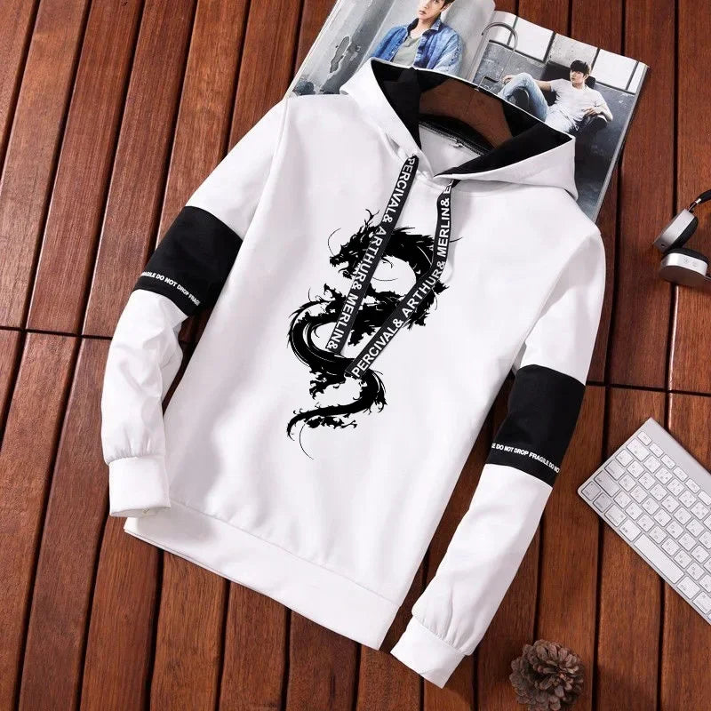 Men's Tracksuit Casual Autumn Winter Simple Daily Quality Sports Hooded Single Sweatshirts And Sweatpant Comfort Outdoor Jogging