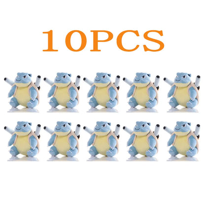10pcs Pokemon Official Plush Toy - Charmander, Squirtle, Pikachu Plush, Bulbasaur Stuffed Animal Toy, Pokemon Doll Birthday Gift