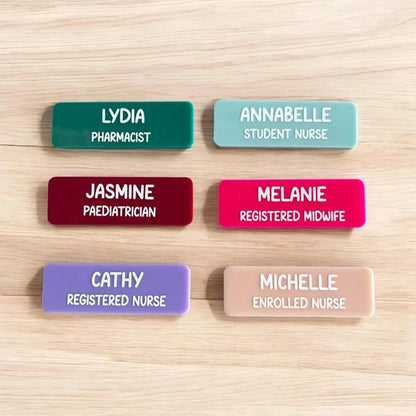 Personalized Custom Badges | Customized Personalized Name Badges | Name Badges | Educators | Nursing | Doctors | Teachers |