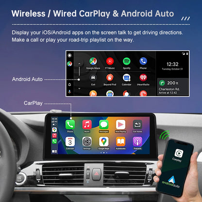 1920*720 Multimedia Touch Screen For BMW X3 F25 X4 F26 2011-2016 Wireless Carplay Display Android Auto Car Radio Player