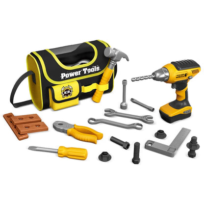 Kids Toolbox Kit Simulation Repair Tools DIY Toy Drill Plastic Game Learn Engineering Puzzle Educational Toys Gifts For Boys