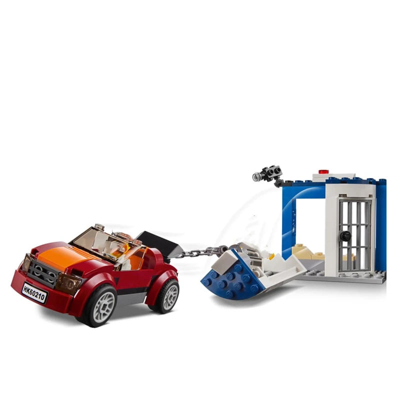 City Series 60210 Sky Police Air Base Air Special Police Base Parachute Police Station thief Assembled Building Block Toys