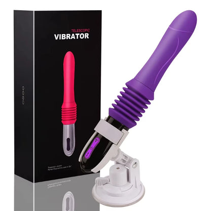 Sex Machine Thrusting Big Dildo Vibrator Vaginal G Spot Automatic Up Down Massager Retractable Pussy Adults Sex Toys for Women