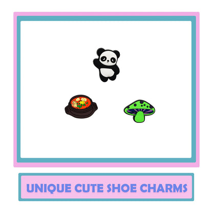 Random 10-200Pcs Non-Repeat Shoe Charms for Sandals, Beach Bags, PVC DIY Shoe Decorations Accessories Charms Premium Quality