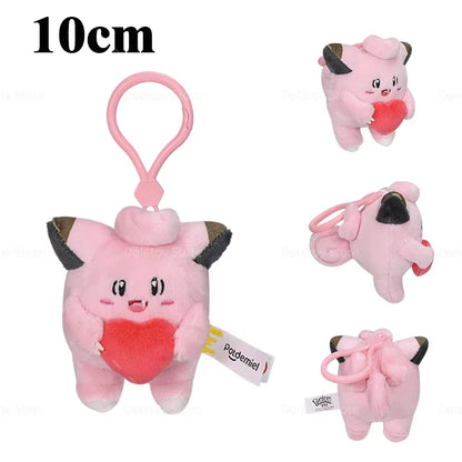34 Styles Pokemon Plush Keychain Cartoon Toys Pikachu Eevee Charmander Squirtle Mew Snorlax Jigglypuff Doll Kids Kawai Toy Gift