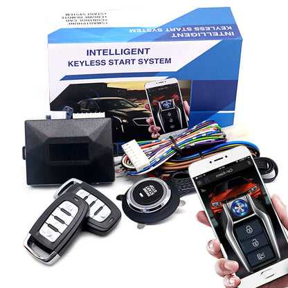 Kirbin Automotive start stop Car alarm with autostart Remote starter Car central lock Start button system Smart key Autostart