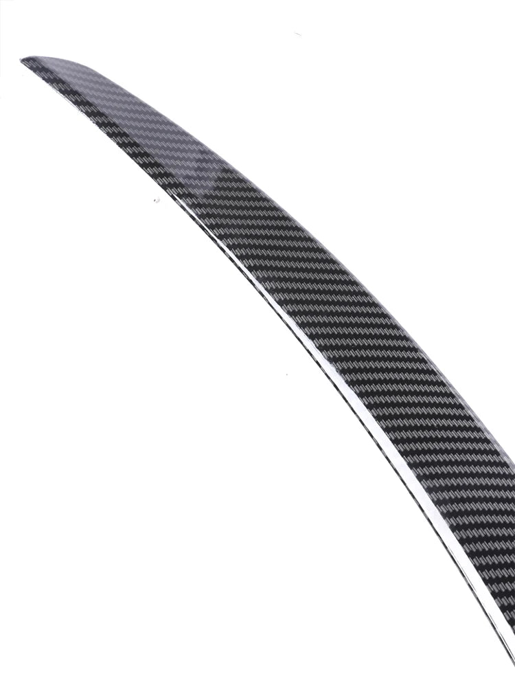 Carbon Fiber Rear Bumper Spoiler Lip For BMW 3 Series G20 2020-2023 MP M3 M4 PSM Style Slim Trunk Wing Kit Refting Gloss Black