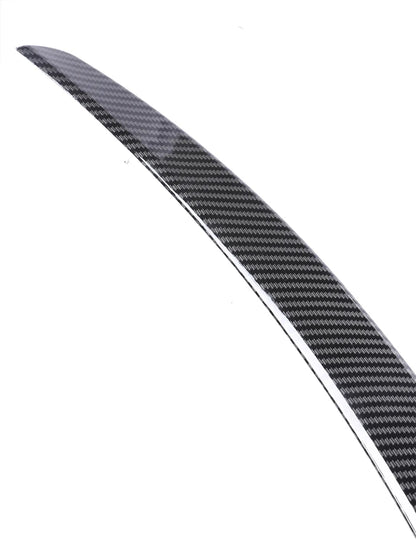 Carbon Fiber Rear Bumper Spoiler Lip For BMW 3 Series G20 2020-2023 MP M3 M4 PSM Style Slim Trunk Wing Kit Refting Gloss Black