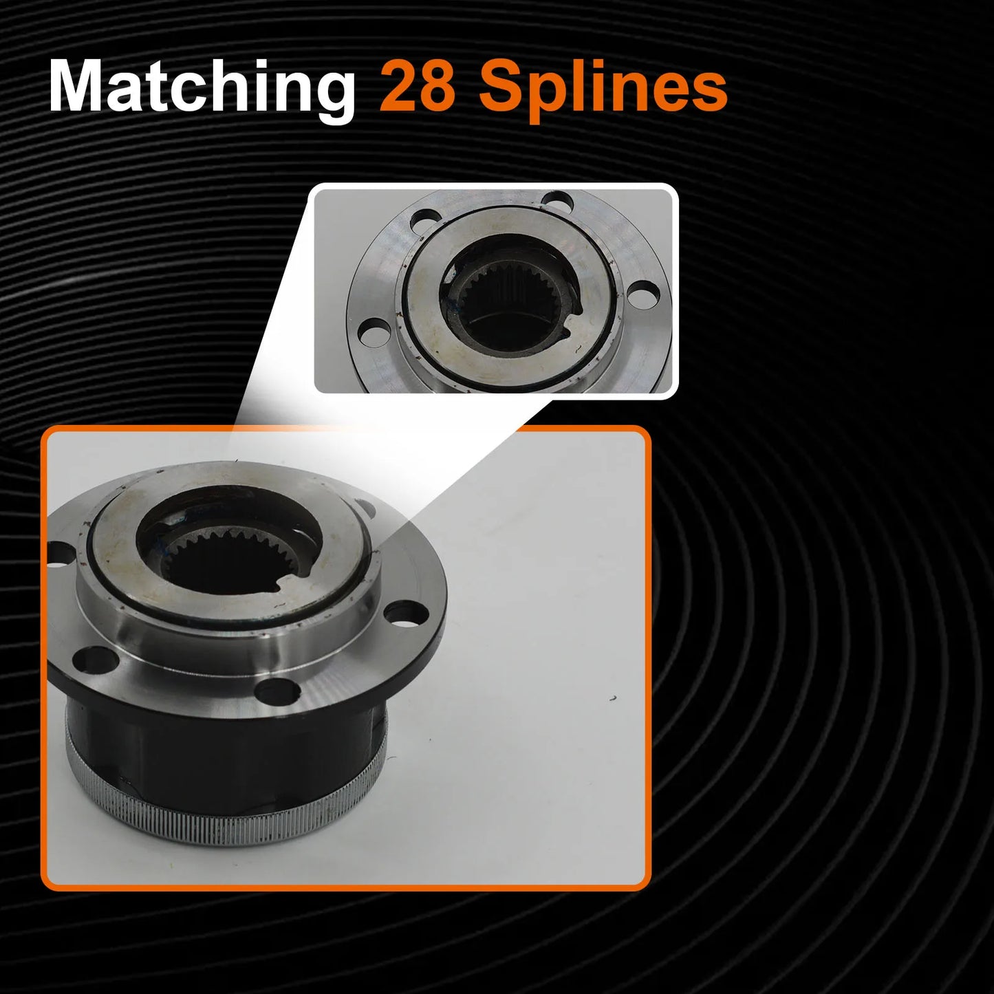 Free wheel locking hub for Mitsubishi Pajero Hyundai GALLOPER HB403300 MB569145 HB403200 HB403122
