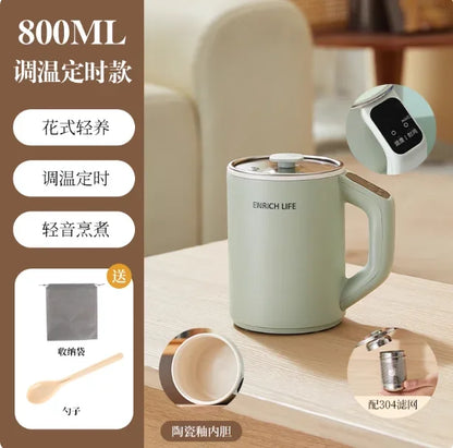 220V Multifunctional Electric Heating Cup Portable Soup Cooker Boil Water Fast Heat Travel Mug HBL1