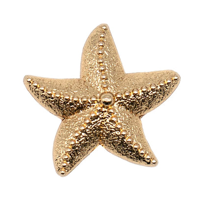 1pcs Designer Golden Crown Metal Shoe Charms Sea Star Shell Luxury Decorations for Shoe Accessorie Heart Pins for Women Girls