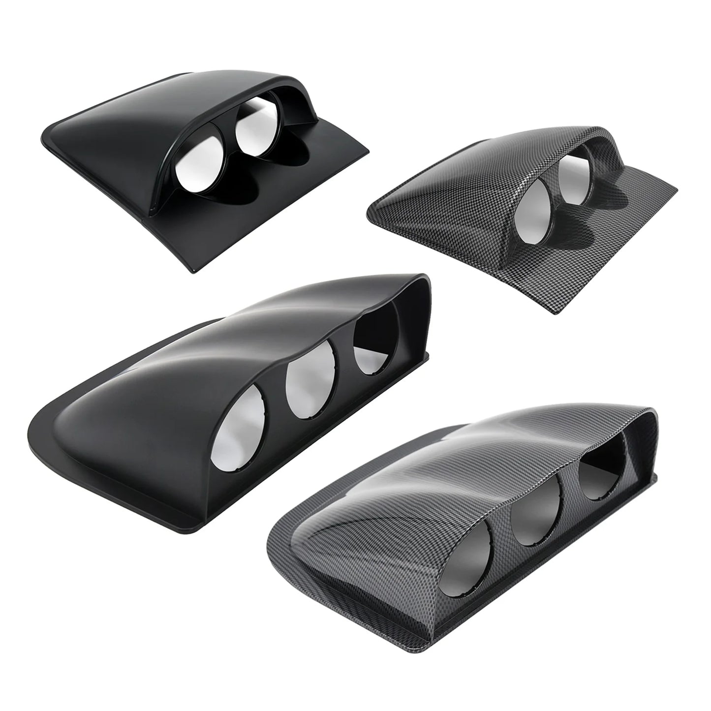 52MM Car Gauge Pod Black Single & Dual & Triple Hole Gauge Holder Racing Car Left Right Drive Bracket for 2 inch Meter Universal