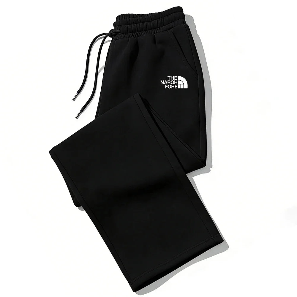 Autumn and Winter Jogging Sports Plus Velvet Wide Leg Pants Are the Ideal Choice for Men's and Women's Casual Pants.