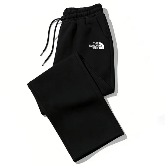 Autumn and Winter Jogging Sports Plus Velvet Wide Leg Pants Are the Ideal Choice for Men's and Women's Casual Pants.