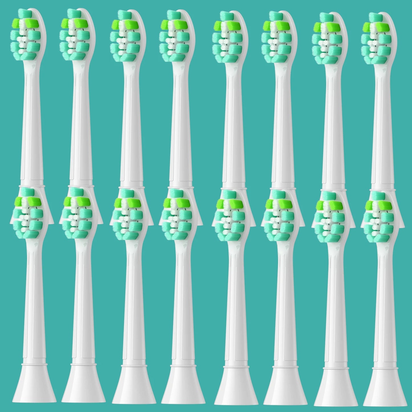 4-16pcs Replacement Toothbrush Heads for Phillips Sonicare Electric Toothbrush Click-on Handles,Soft Dupont Bristles Replacement