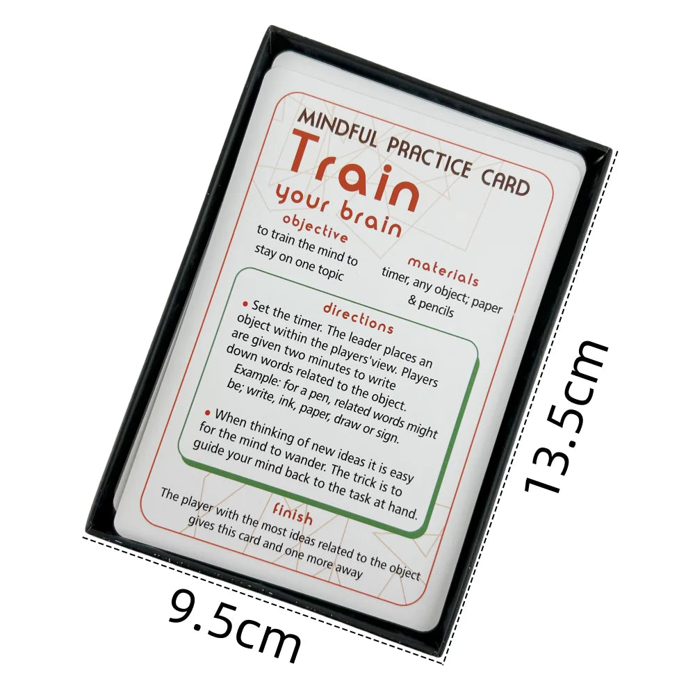 The Mind Fulness Game Cards Puzzle Board Game Team Experience Interactive Game - The Mind Game Wholesale