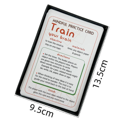 The Mind Fulness Game Cards Puzzle Board Game Team Experience Interactive Game - The Mind Game Wholesale