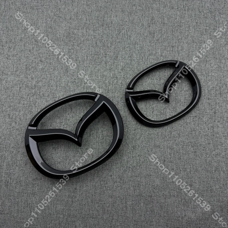 Black ABS Car Hood Front Bonnet Grill Rear Trunk Emblem Logo Badge Sticker for Mazda CX3 CX4 CX5 CX7 CX8 CX9 CX30 CX-50
