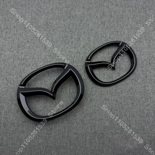 Black ABS Car Hood Front Bonnet Grill Rear Trunk Emblem Logo Badge Sticker for Mazda CX3 CX4 CX5 CX7 CX8 CX9 CX30 CX-50