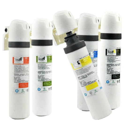 Sooel Roating Water Filter Replacement PP UDF CTO Reverse Osmosis System For Water Purifier Treatment Removal Replacement Filter