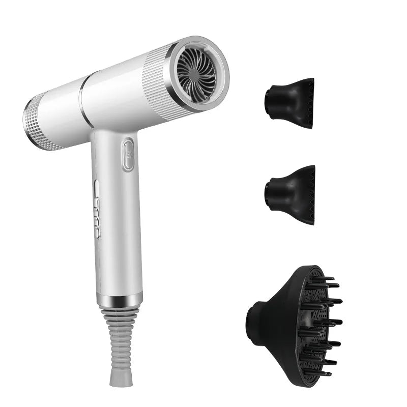110-240V T Type Hair Dryer High Power Quick Dry Hot Cold Air Salon Home Blower Strong Wind Hair Protection for Daily Use