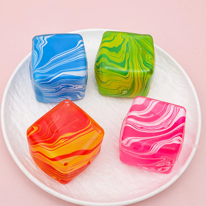 Stress relieving flow pattern cube kneading, three-dimensional kneading venting toy slow rebound decompression
