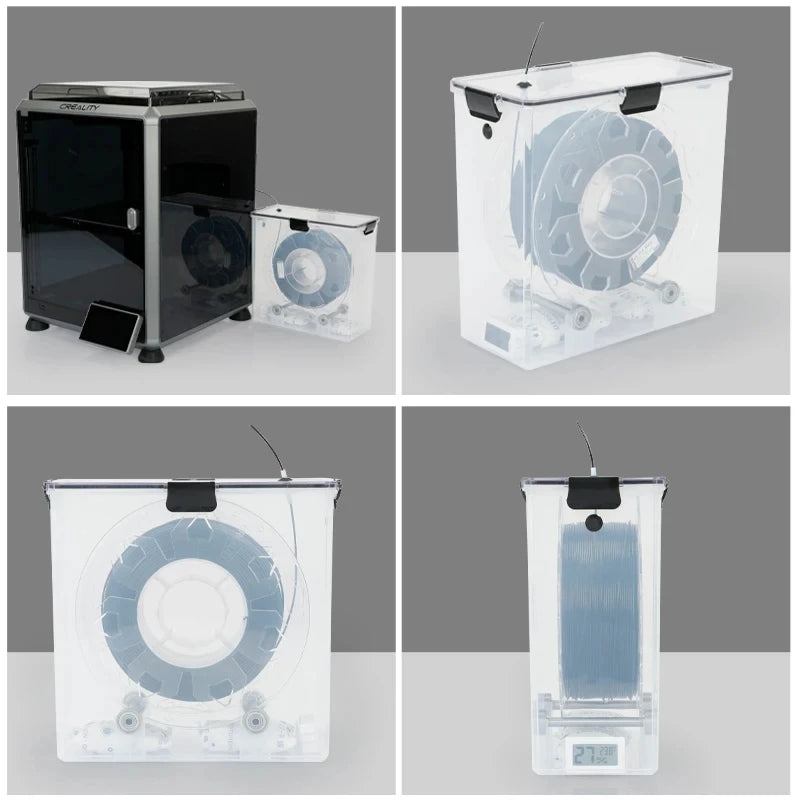3D Printer Parts Filament Dryer Box Airtight Moisture-Proof Real-Time Monitoring Tool Storage Box Holder