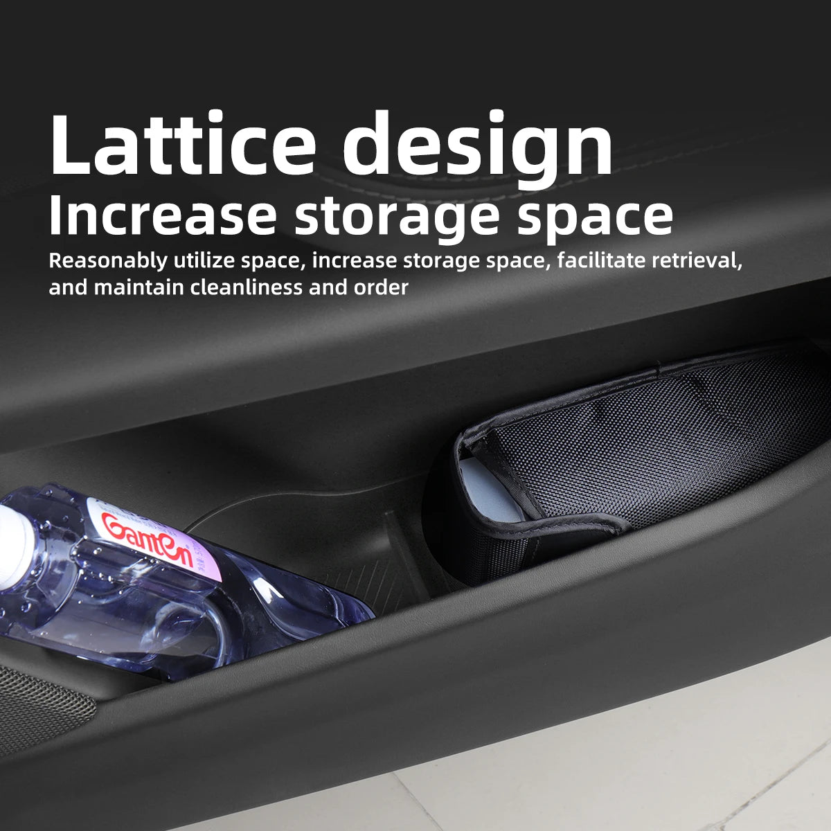 Car Door Side Storage Box  For Tesla Model X S 2023 2024 TPE Gate Slot Anti Dirty Storage Organizer Tidying Car Accessories