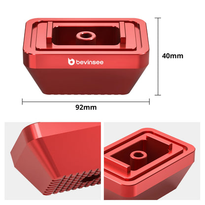 BEVINSEE Aluminum Jack Pad Set for BMW F30 F31 F32 F33 F80 F82 F83 E90 E92 E93 F20 F21 F22 F23, Replace 51717164761/51717169981